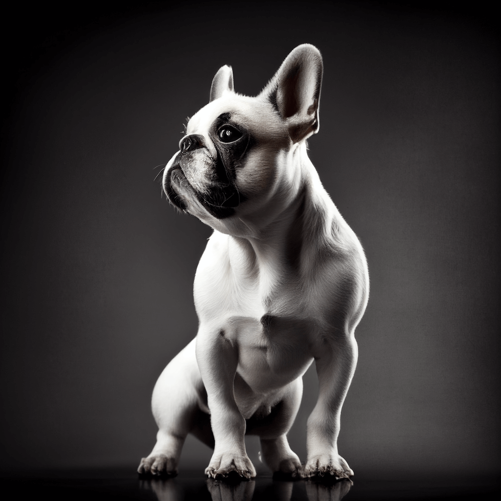 free white french bulldog photo bundle