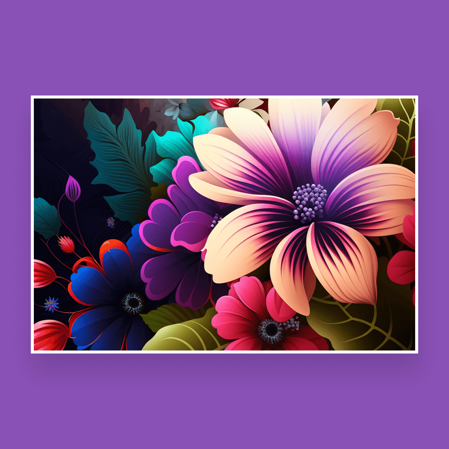 Summer Flowers Background cover image.