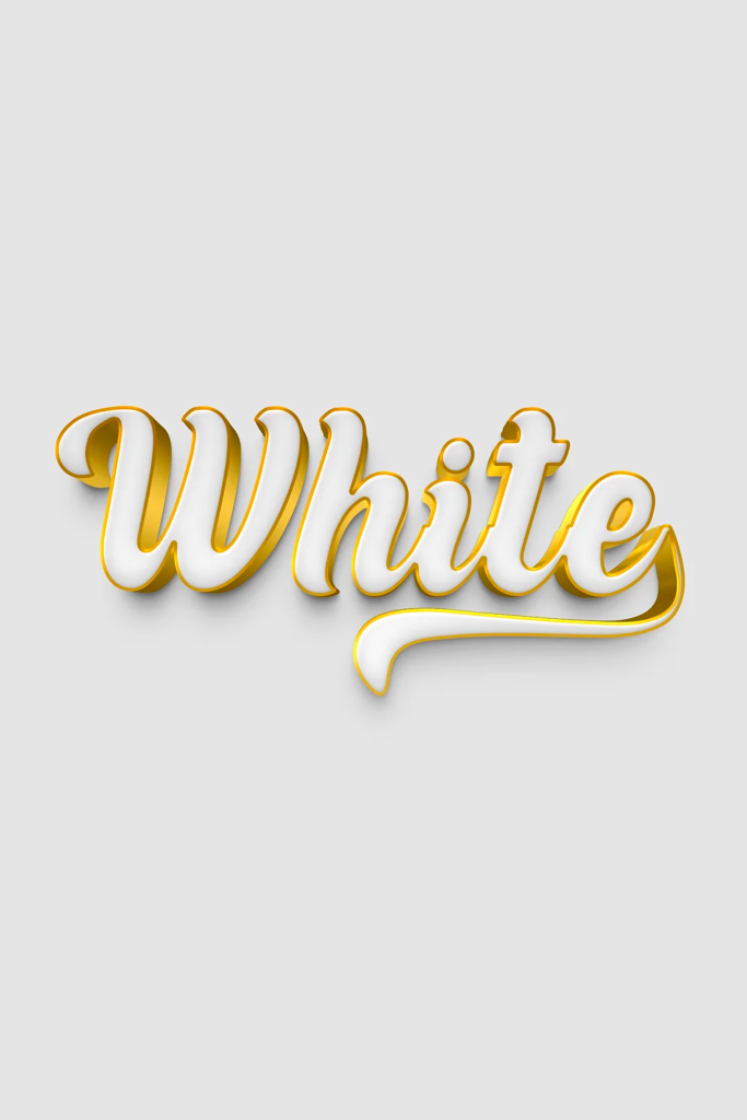 White 3d Editable Text Effect Style Masterbundles