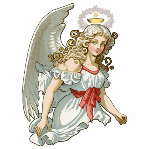 Angel Clipart Free – MasterBundles