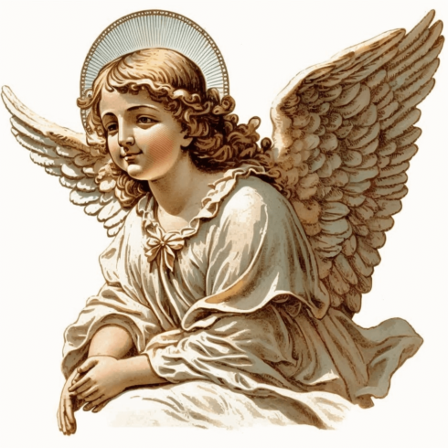 Angel Clipart Free – Masterbundles