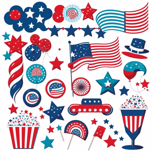 Free 4th Of July Clipart – MasterBundles