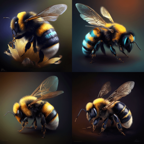 free bee clipart cover image