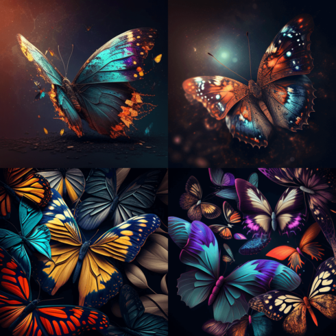 free butterfly backgrounds cover image