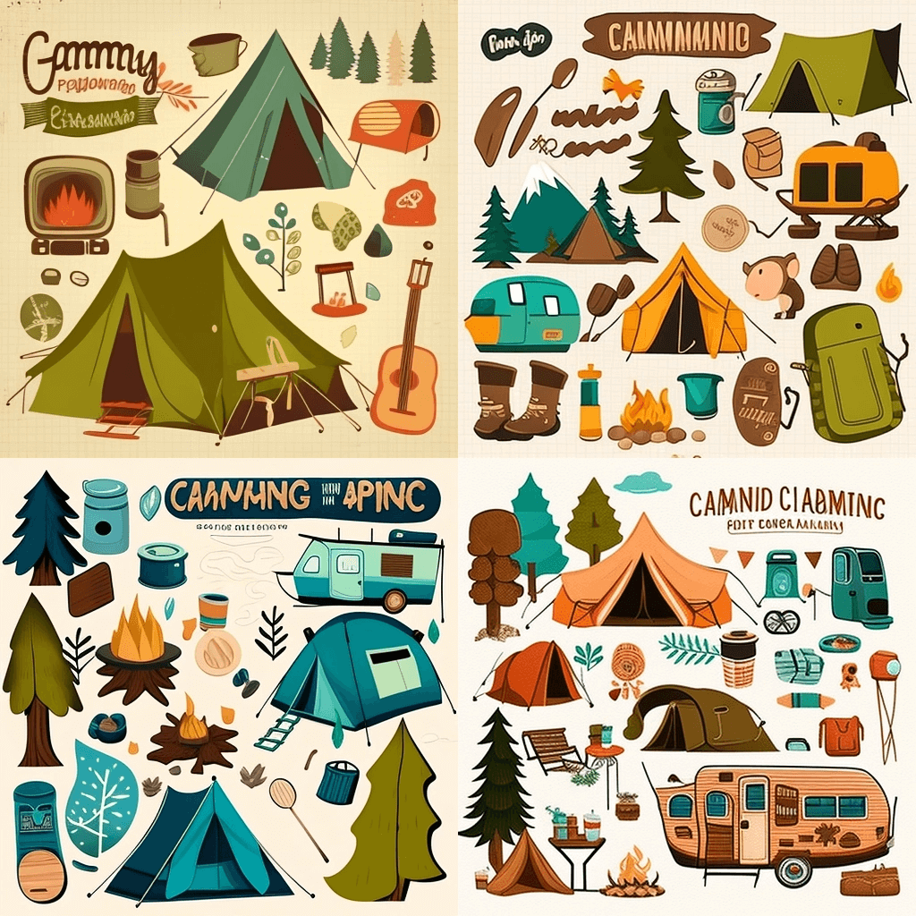 free camping clipart picture