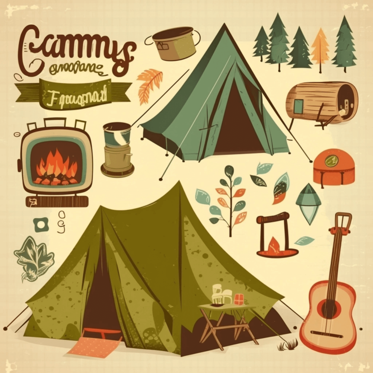Free Camping Clipart – MasterBundles