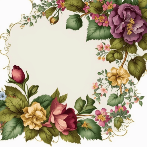 Free Floral Border Clipart – MasterBundles