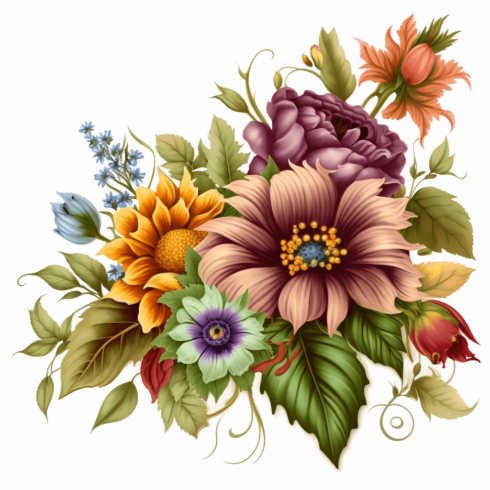 Free Floral Clipart – MasterBundles