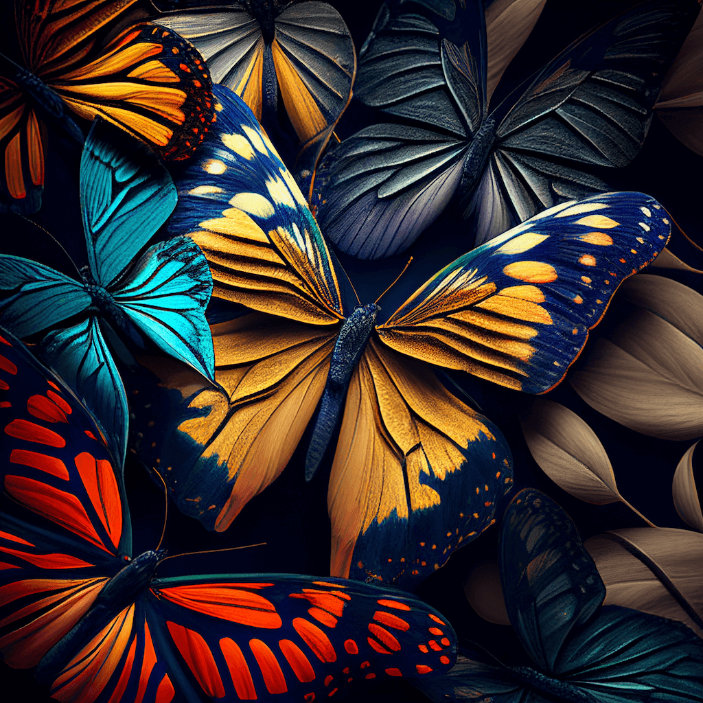 free yellow butterfly backgrounds