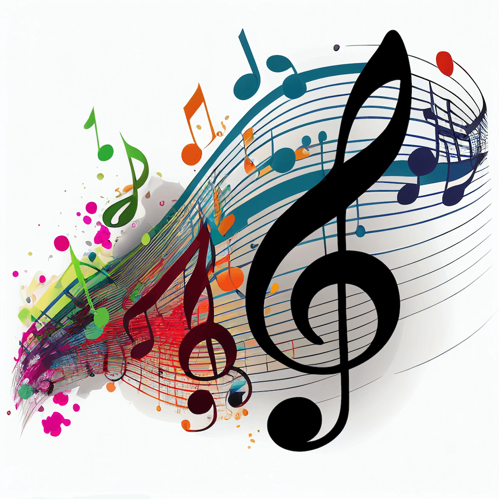 music notes clipart free