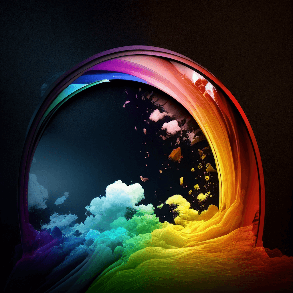 rainbow clipart free example image