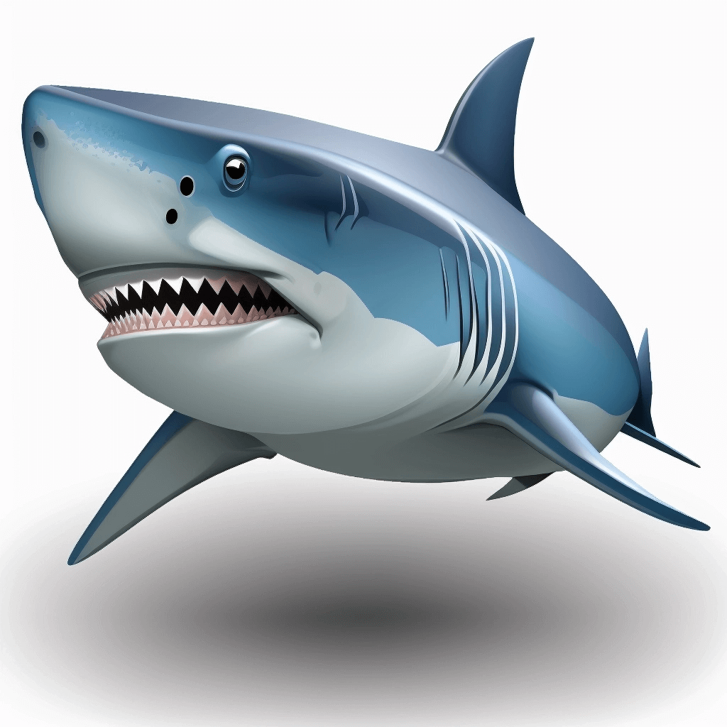 shark clipart free preview image