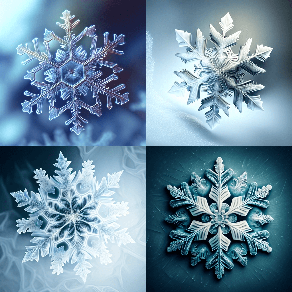 snowflake clipart free cover image