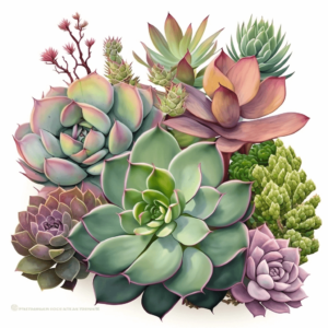 Succulent Clipart Free – Masterbundles