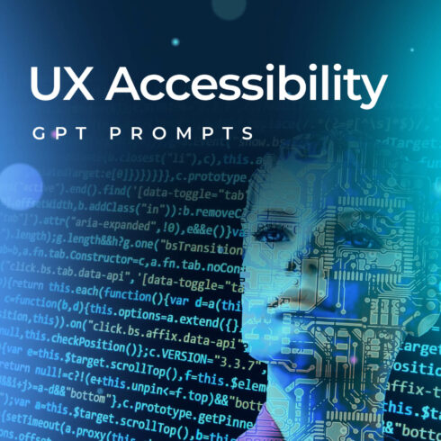 UX Accessibility GPT Prompts pinterest previews.