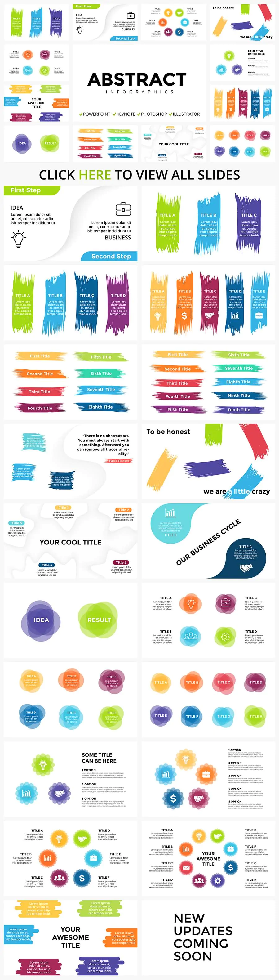 Abstract Infographic Templates - $5 ONLY